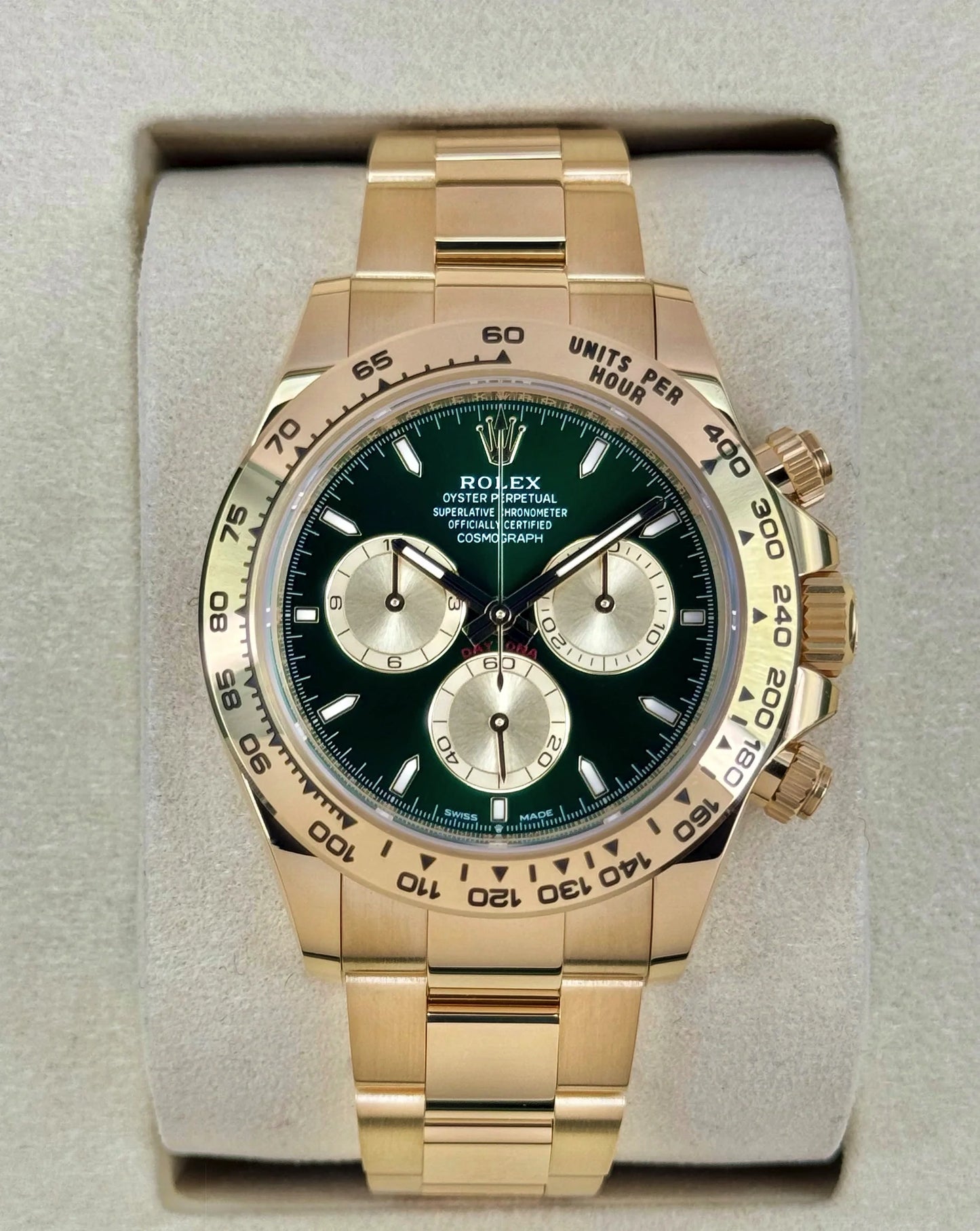 New Daytona 2025 Assembled (100) 40mm 126508LN Green Dial