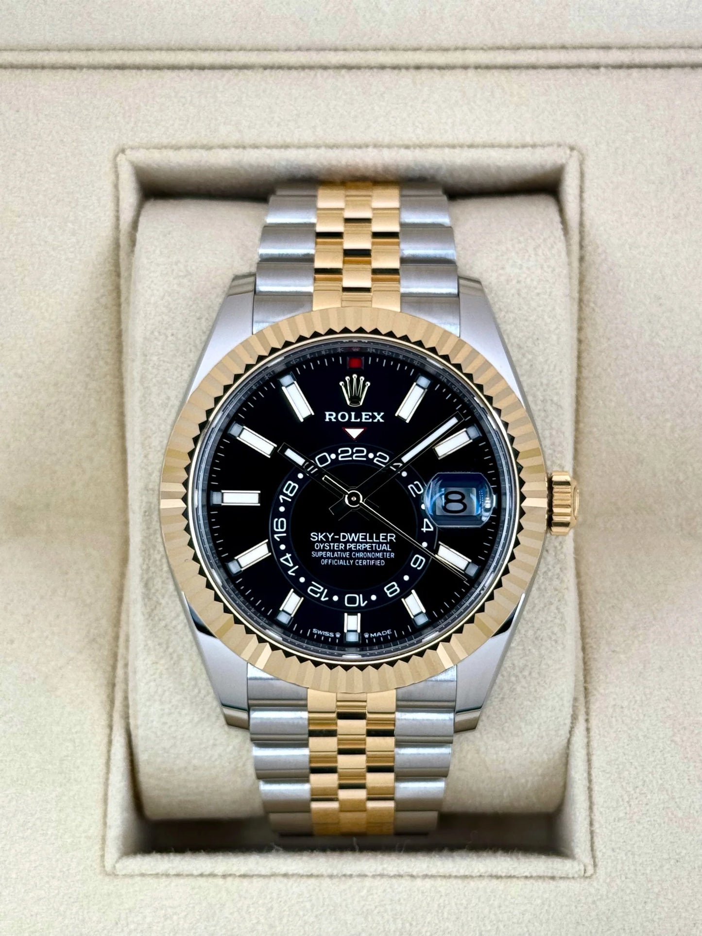 Sky-Dweller Assembled 42mm 336933 Jubilee Black Dial