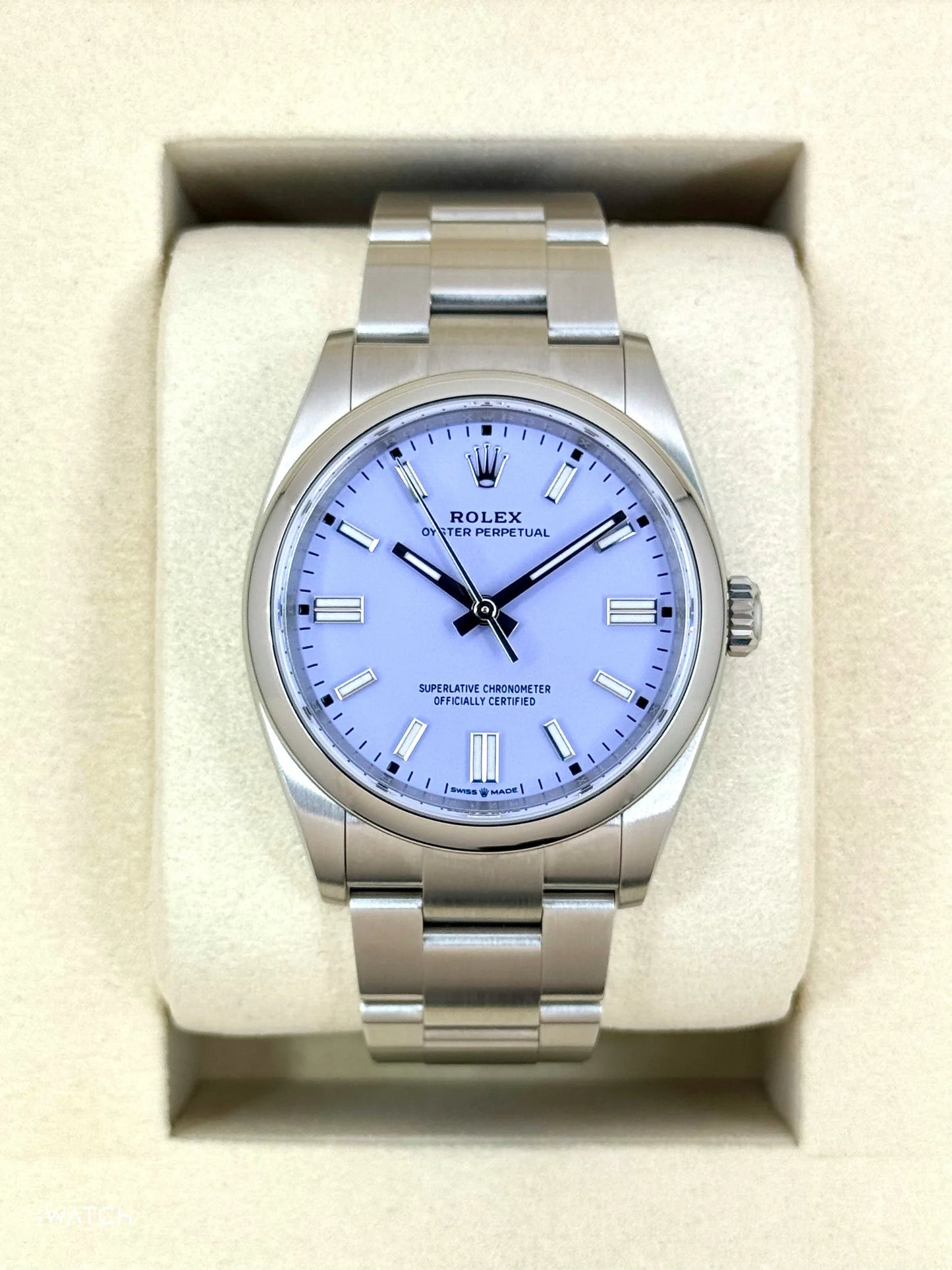 NEW 2025 Oyster Perpetual Assembled (100) 41 mm 126000 Lavender Dial