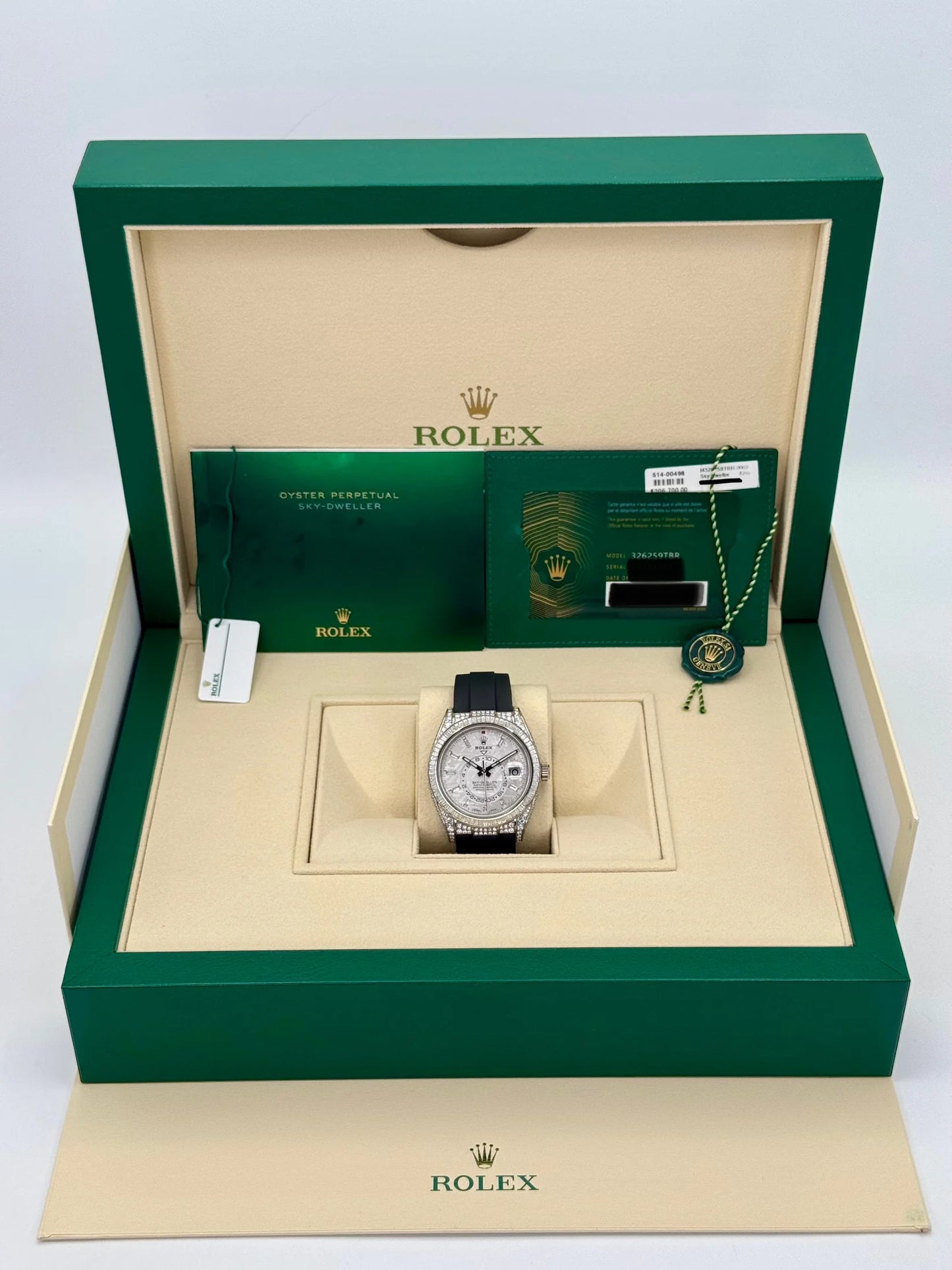 Sky-Dweller Assembled 42mm Meteorite Diamond Watch 326259TBR