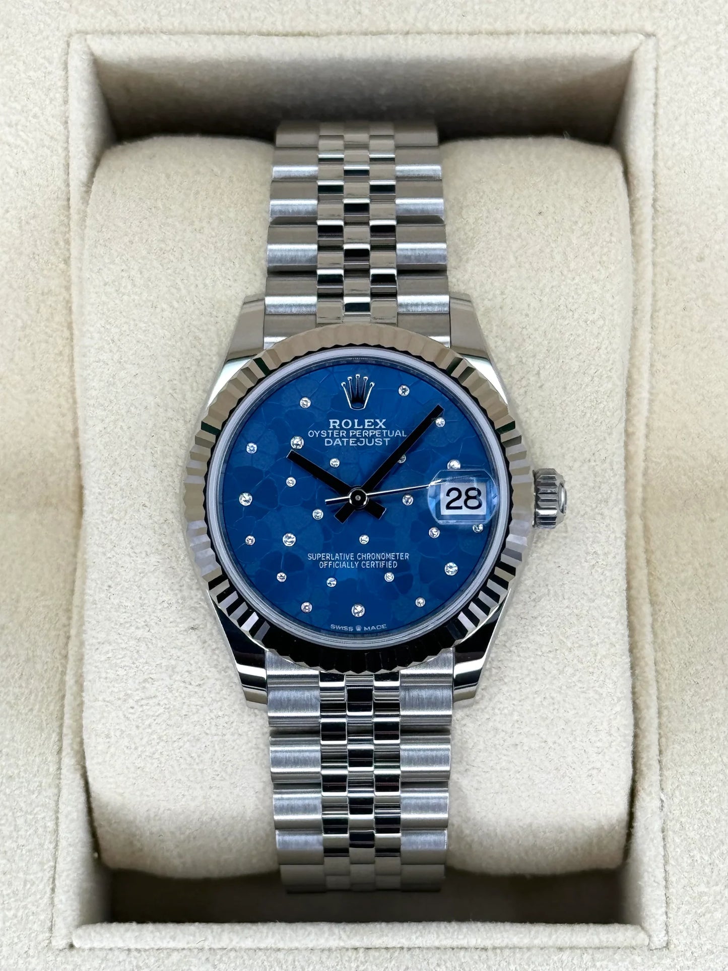 Datejust Assembled (80) NEW 2024 Lady Datejust 31mm 278274 Stainless Steel Jubilee Floral Dial