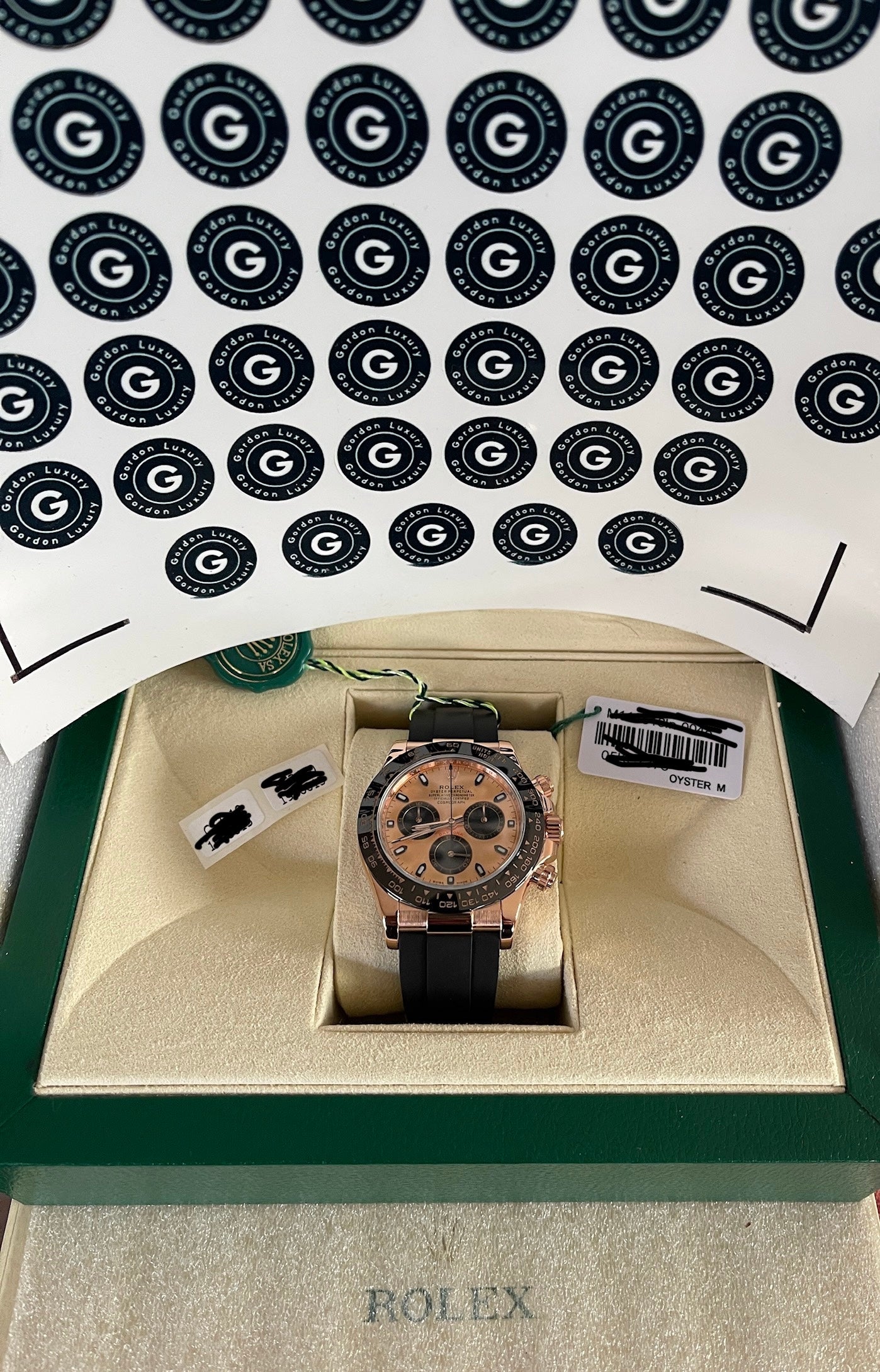 Daytona Assembled (100) 40mm 116515 Rose Gold-plated steel Dial Oysterflex