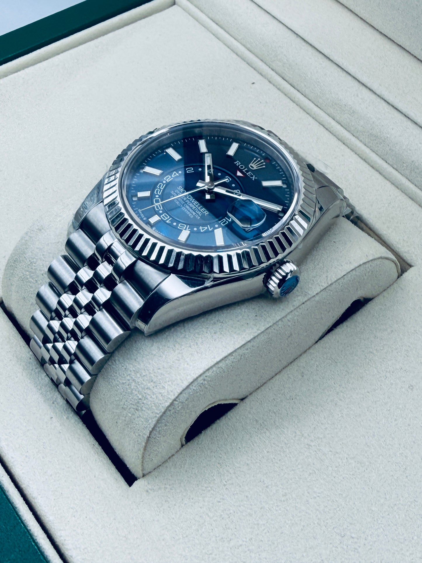 Sky-Dweller Assemblato 42mm 336934 Jubilee Quadrante Blu