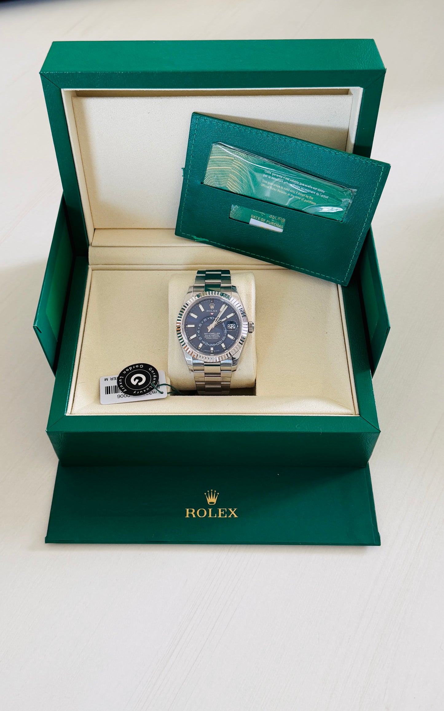 Sky-Dweller Assembled 42mm 326934 Stainless Steel Oyster Blue Dial