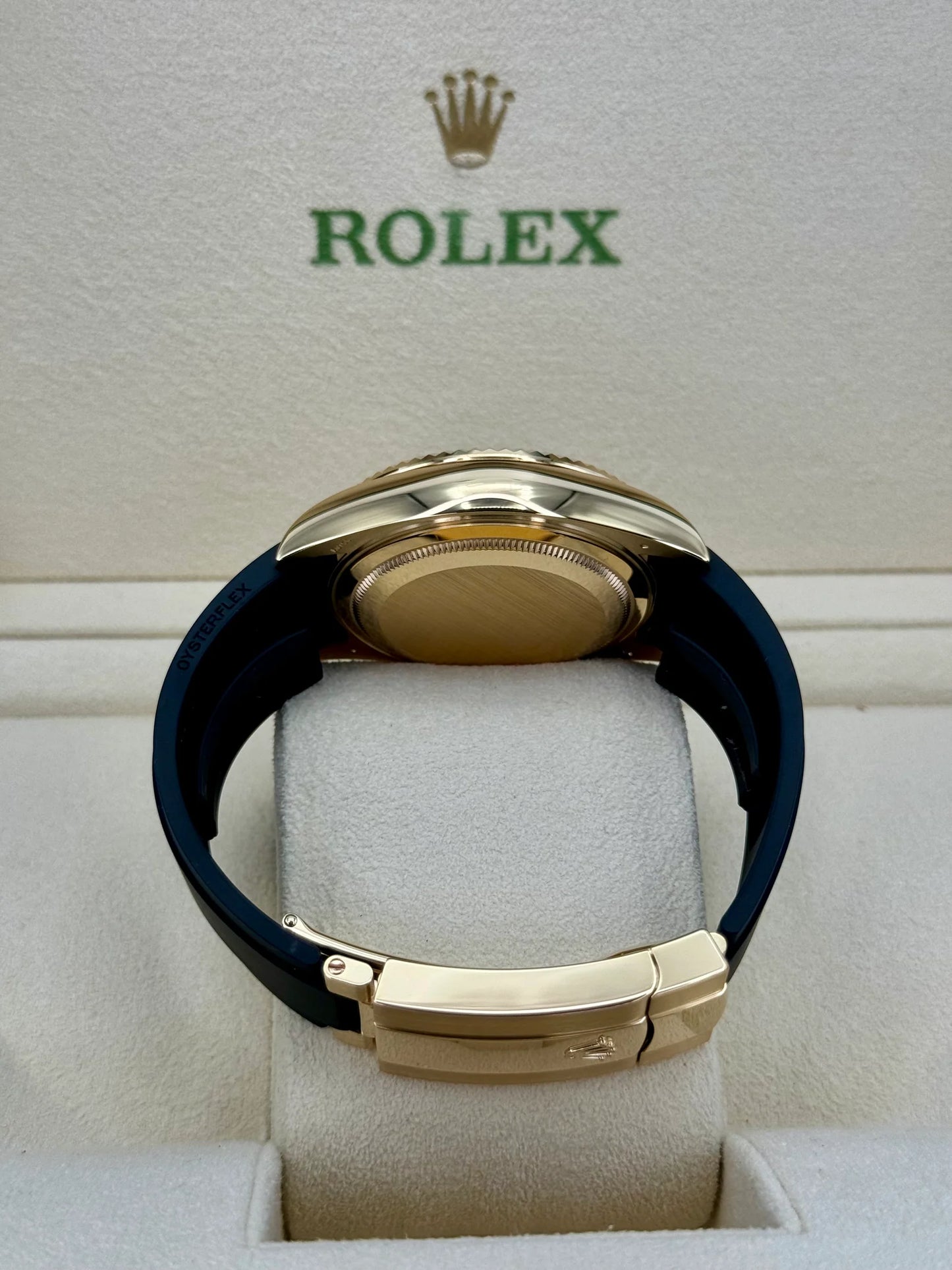 Sky-Dweller Assembled 42mm 336238 Yellow Gold Oysterflex Champagne Dial
