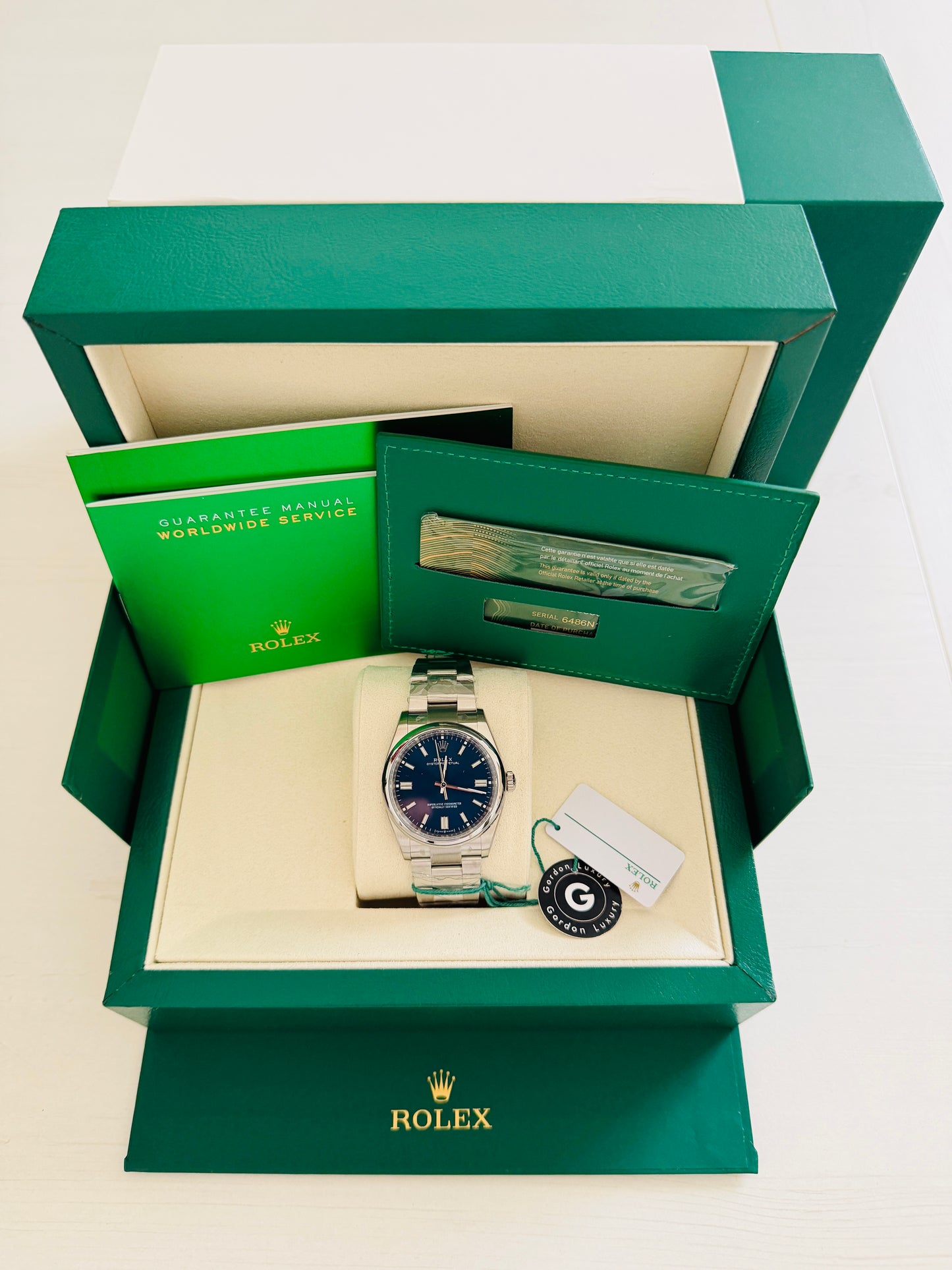 Oyster Perpetual Assembled (100) 36mm 126000 Blue Dial