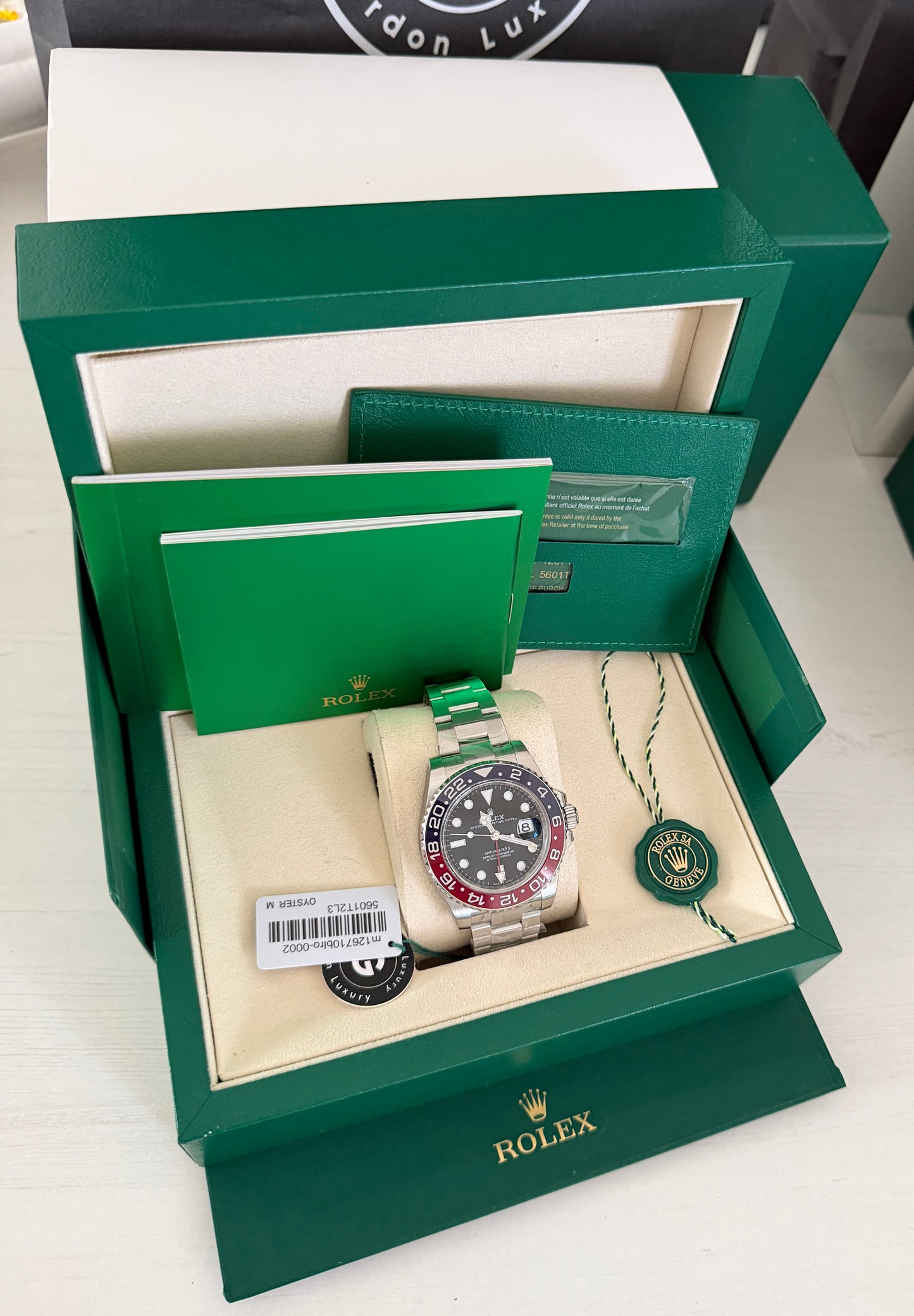 GMT-Master II Assemblé (100) "Pepsi" 40mm 126710BLRO Oyster