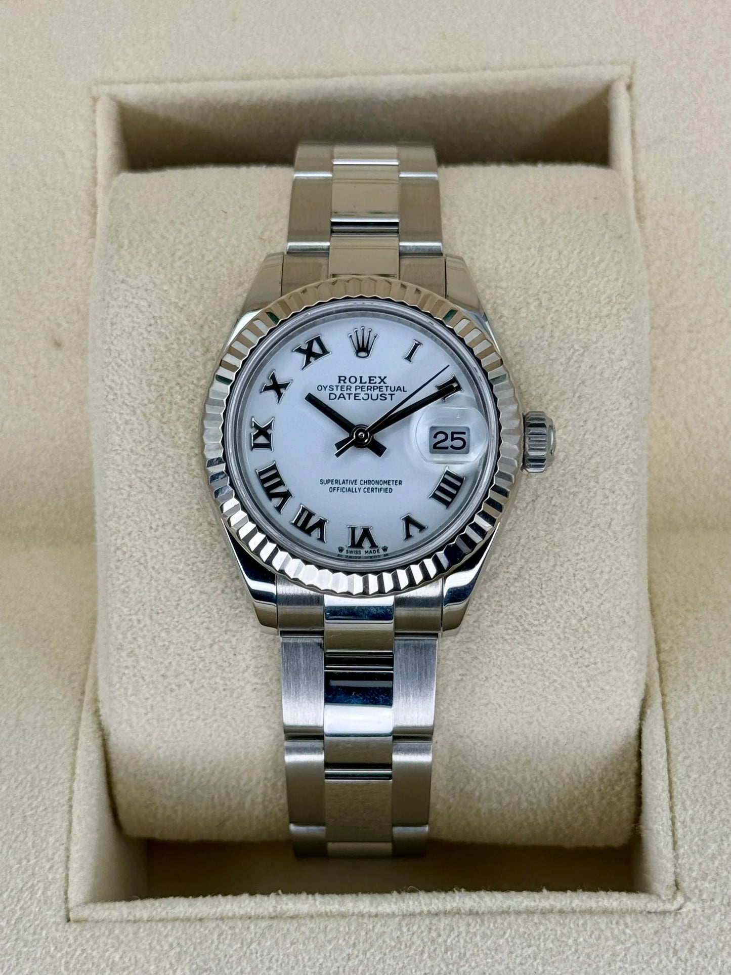 Datejust Assembled (80) Lady 28mm 279174 Stainless Steel Oyster White Dial