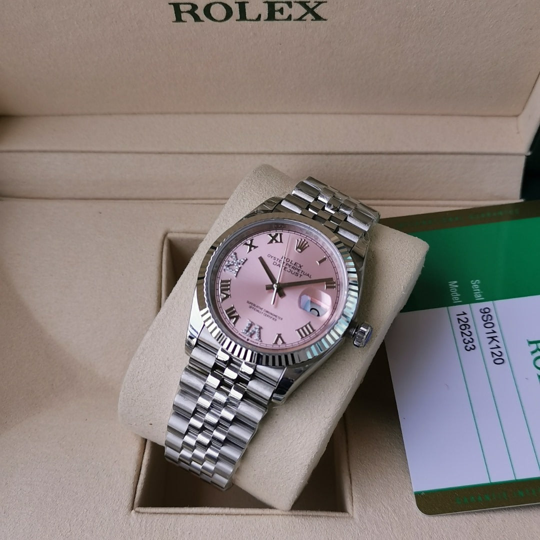 Datejust Assembled (100) 36mm 126200 Jubilee pink Dial