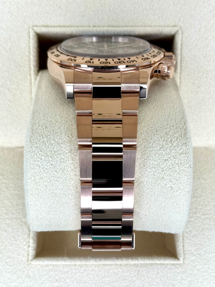 NEW 2024 Daytona Assembled (100) 40mm 126505 Rose Gold-plated Black Dial