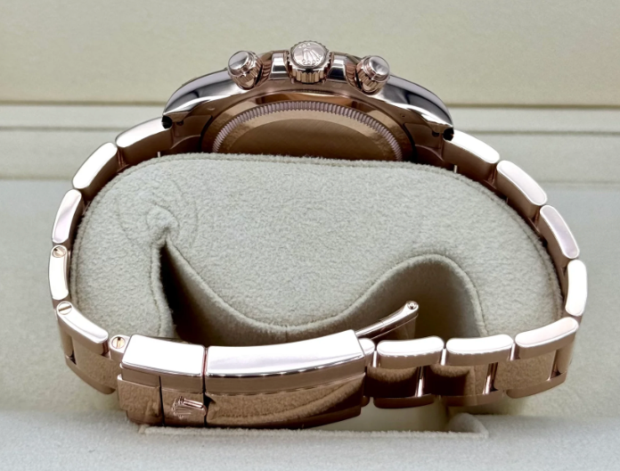 NEW 2024 Daytona Assembled (100) 40mm 126505 Rose Gold-plated Black Dial