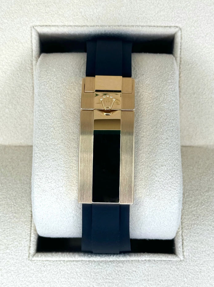 NEW 2024 Daytona Assembled 40mm 126518LN Yellow Gold-plated Oysterflex Black Dial
