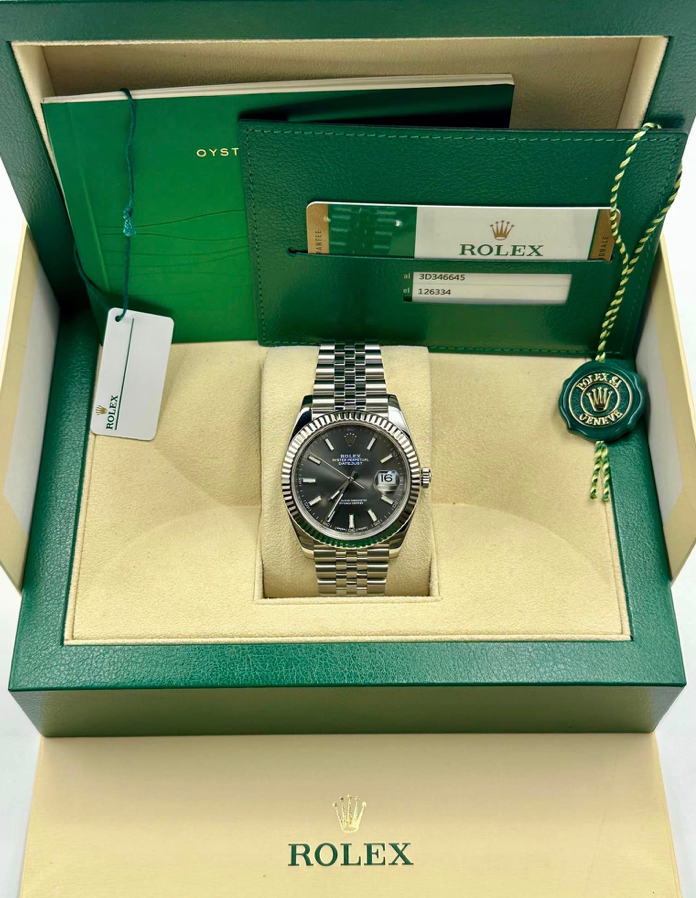 Datejust Assembled (100) 41m 126334 Jubilee Rhodium Dial