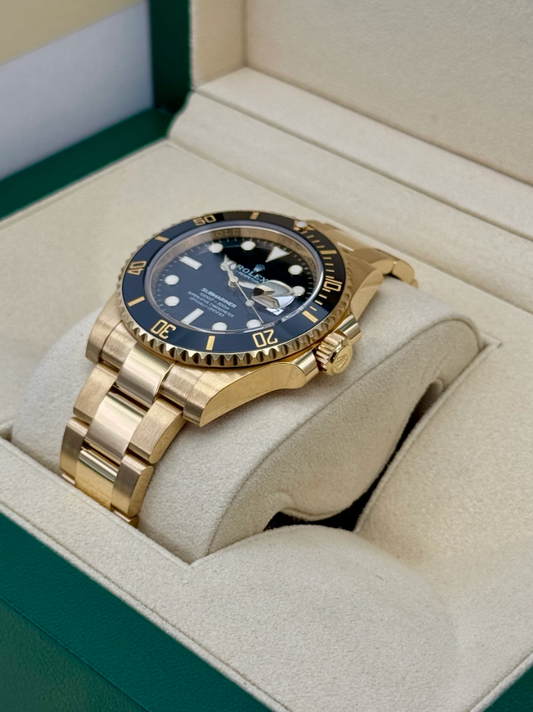 2020 Submariner (100) 40mm 116618LN 18K Yellow Gold-plated steel Black Dial