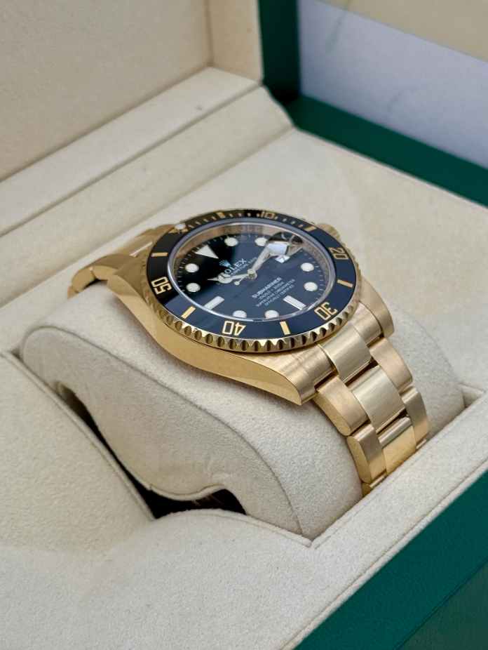 2020 Submariner (100) 40mm 116618LN 18K Yellow Gold-plated steel Black Dial