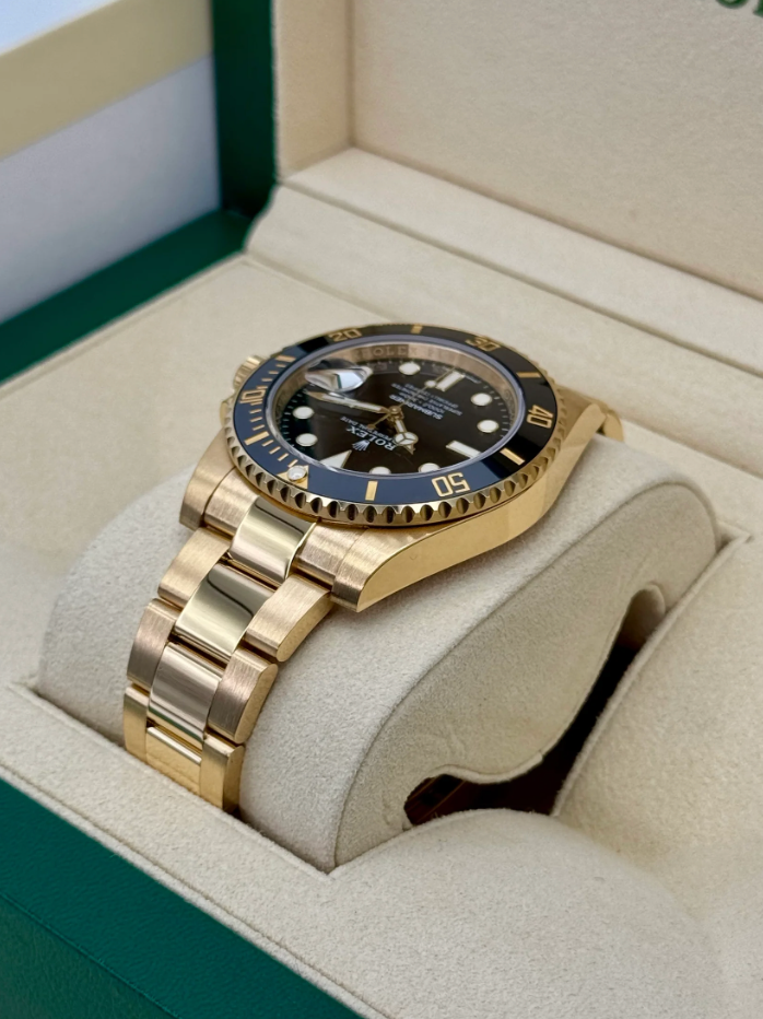 2020 Submariner (100) 40mm 116618LN 18K Yellow Gold-plated steel Black Dial