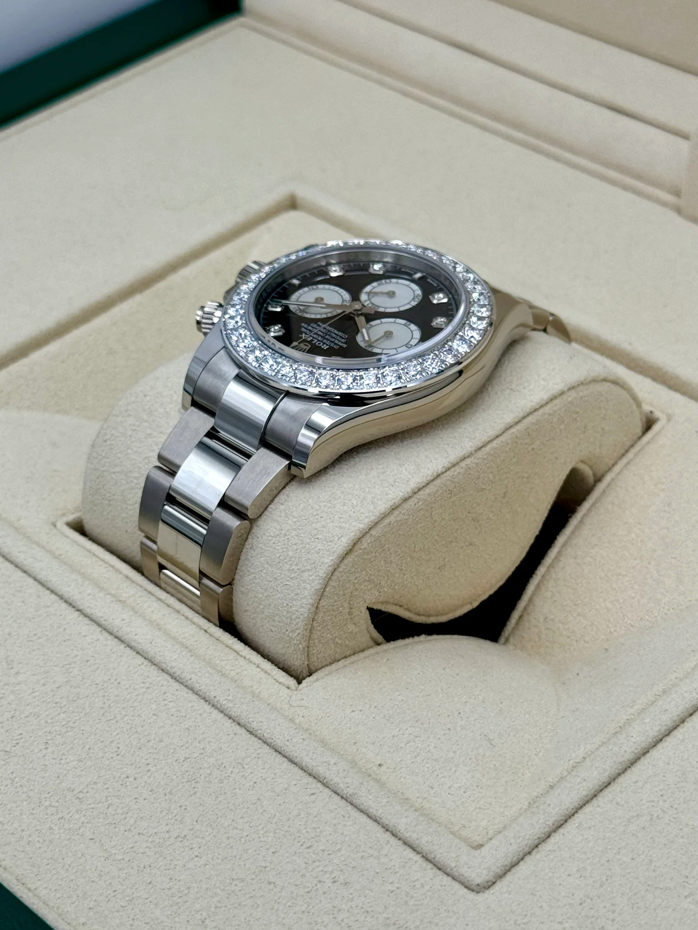 NEW 2024 Daytona Assembled (100) 40mm 126579RBR Mother of Pearl Diamond Dial Gold-plated steel Dial