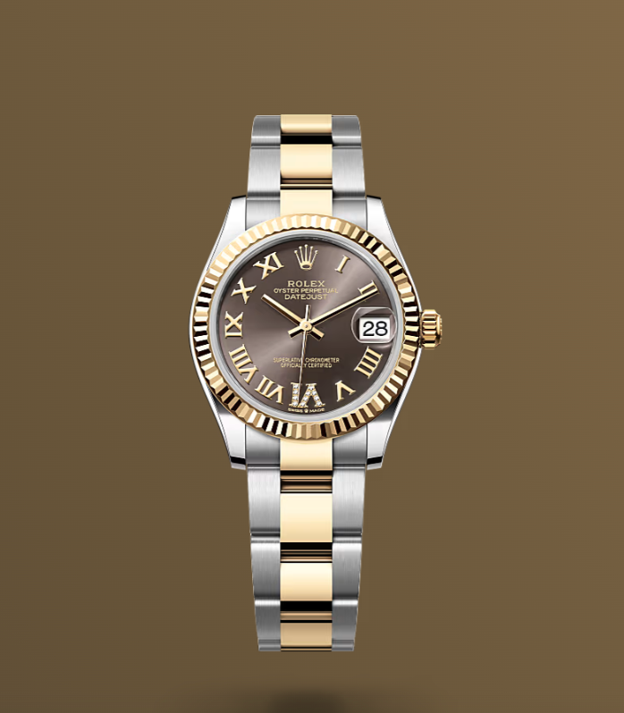 Datejust Assembled (80) 31mm 178271 Oyster gold plated cioccolate dial