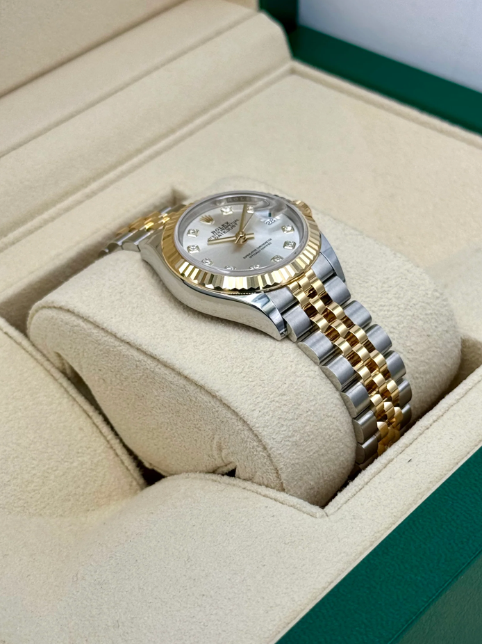 Datejust Lady Assembled (80) 31mm 279173 Jubilee Silver Diamond Dial