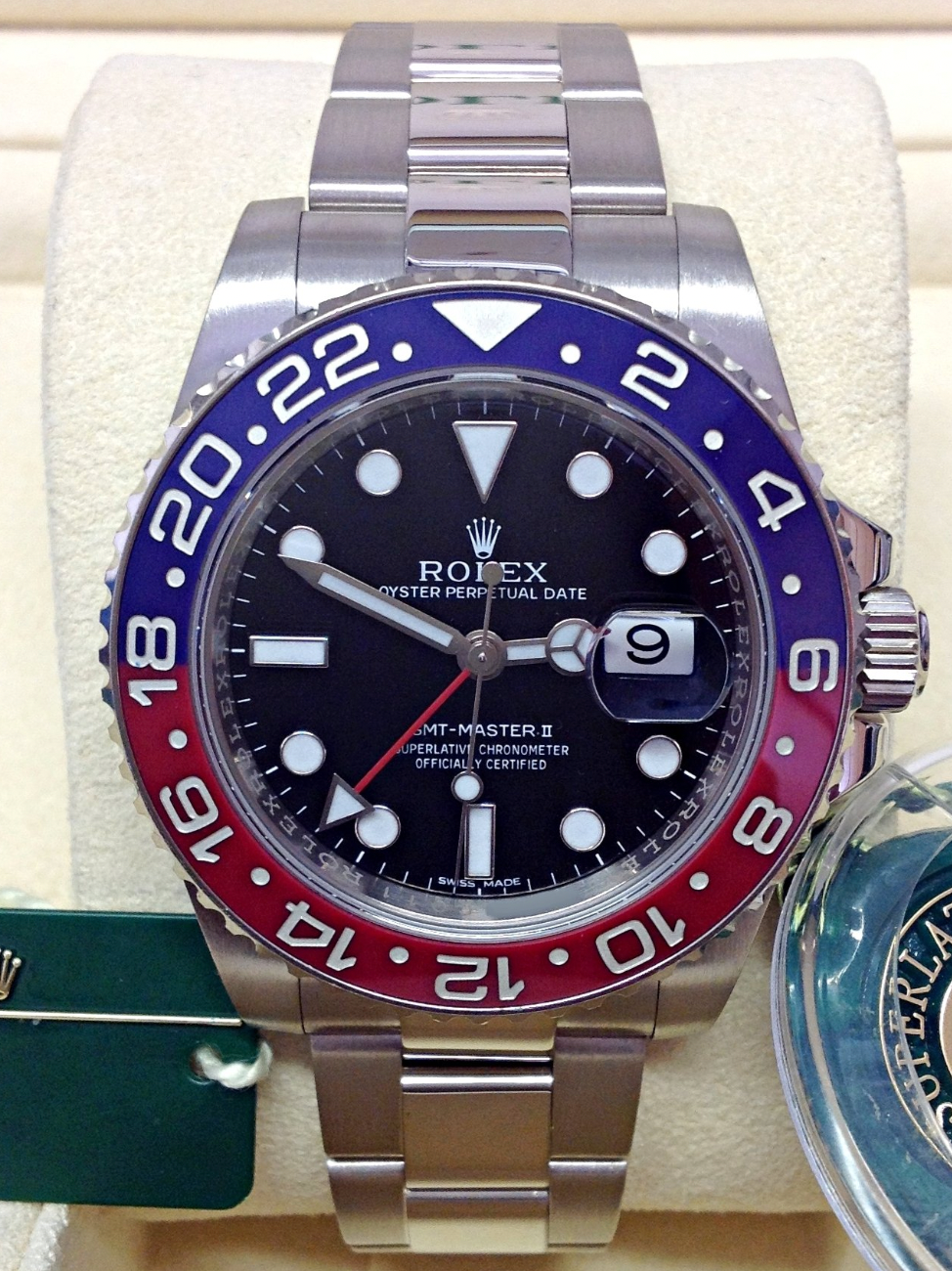 Gmt master II Pepsi Assembled 80% 126719BLRO Oyster