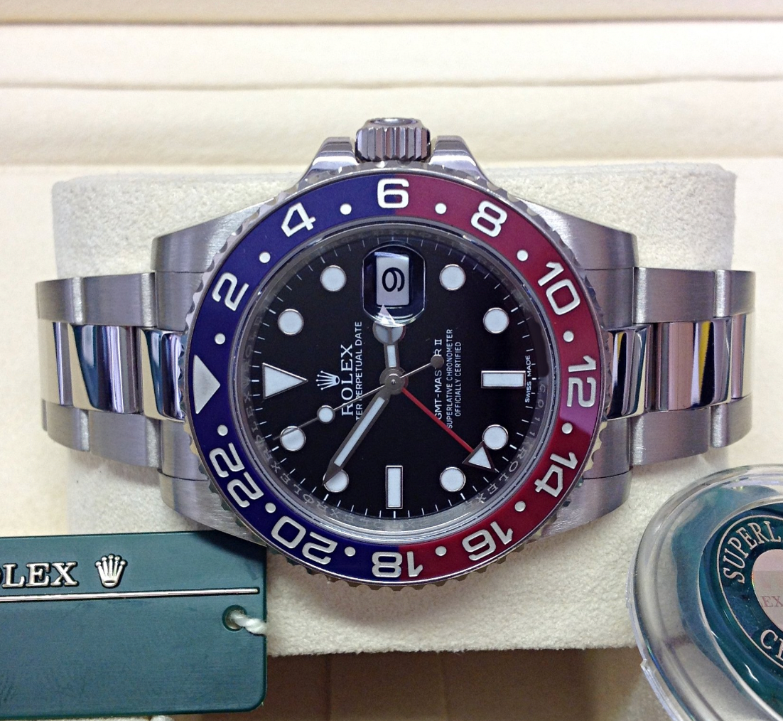 Gmt master II Pepsi Assembled 80% 126719BLRO Oyster