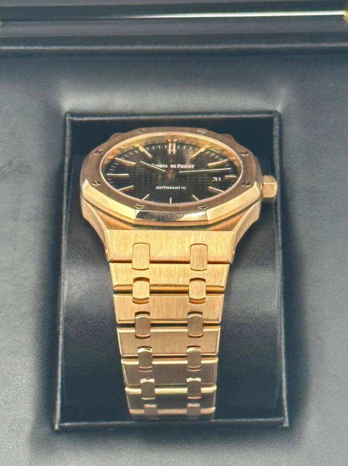 AP Assembled 90% Royal Oak 41mm 15400OR Rose Gold Black Dial