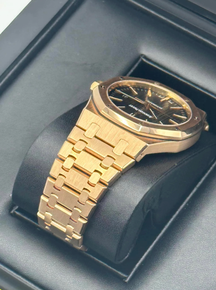 AP Assembled 90% Royal Oak 41mm 15400OR Rose Gold Black Dial