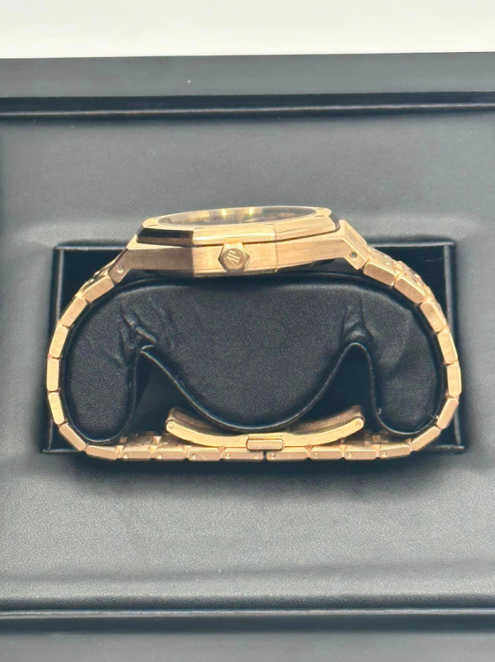AP Assembled 90% Royal Oak 41mm 15400OR Rose Gold Black Dial