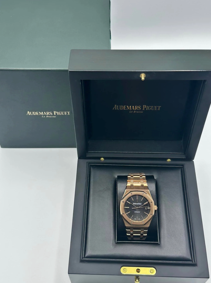 AP Assembled 90% Royal Oak 41mm 15400OR Rose Gold Black Dial