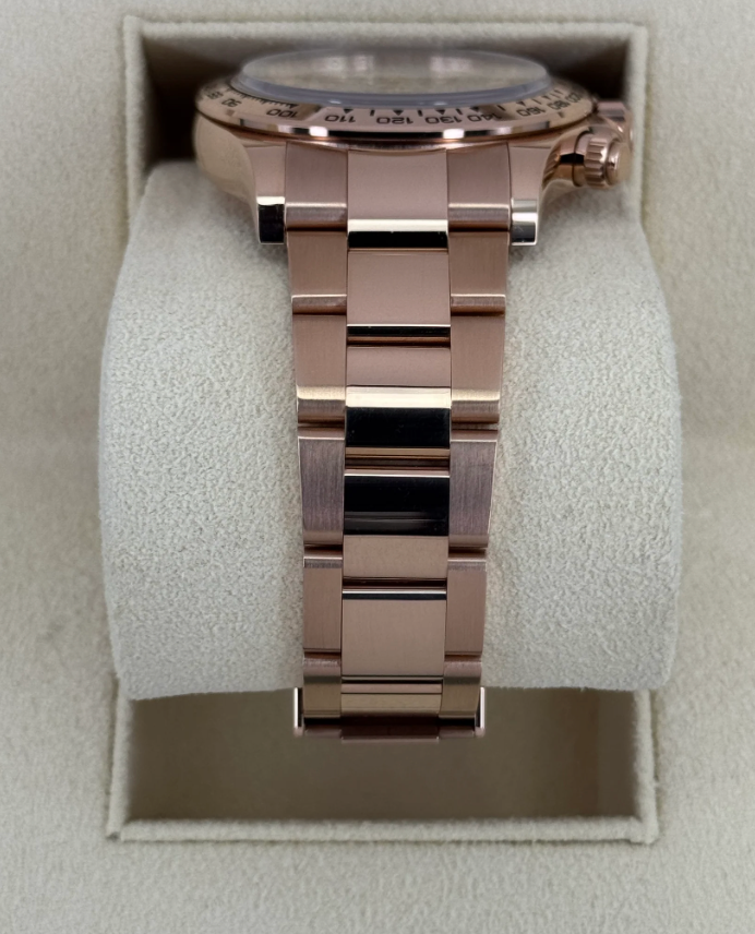 Daytona Assembled (100) 40mm 116505 Rose Gold Sundust Diamond Baguette Dial