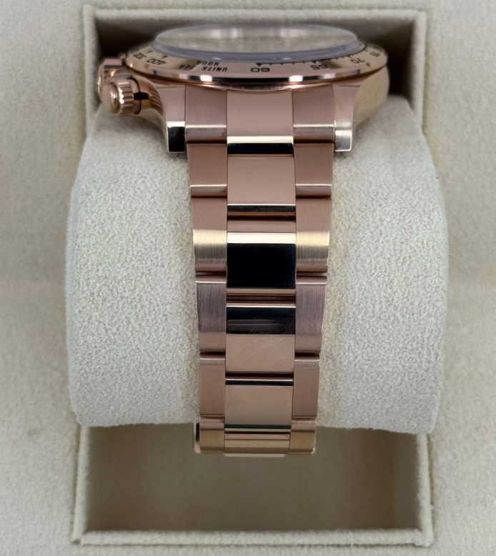 Daytona Assembled (100) 40mm 116505 Rose Gold Sundust Diamond Baguette Dial