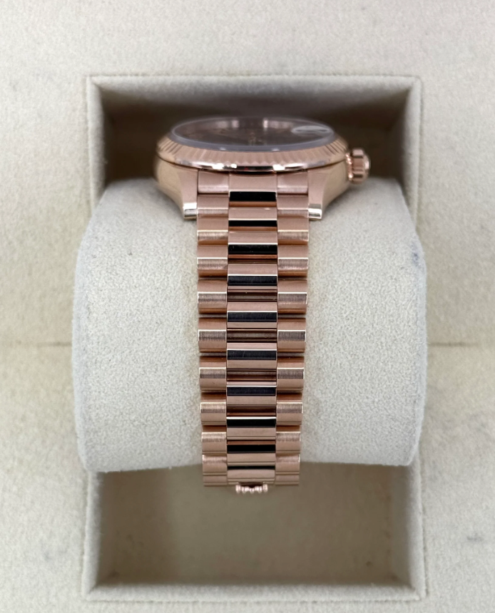 Datejust Assembled (80%) Lady-Datejust 31mm 278275 Rose Gold Chocolate Dial