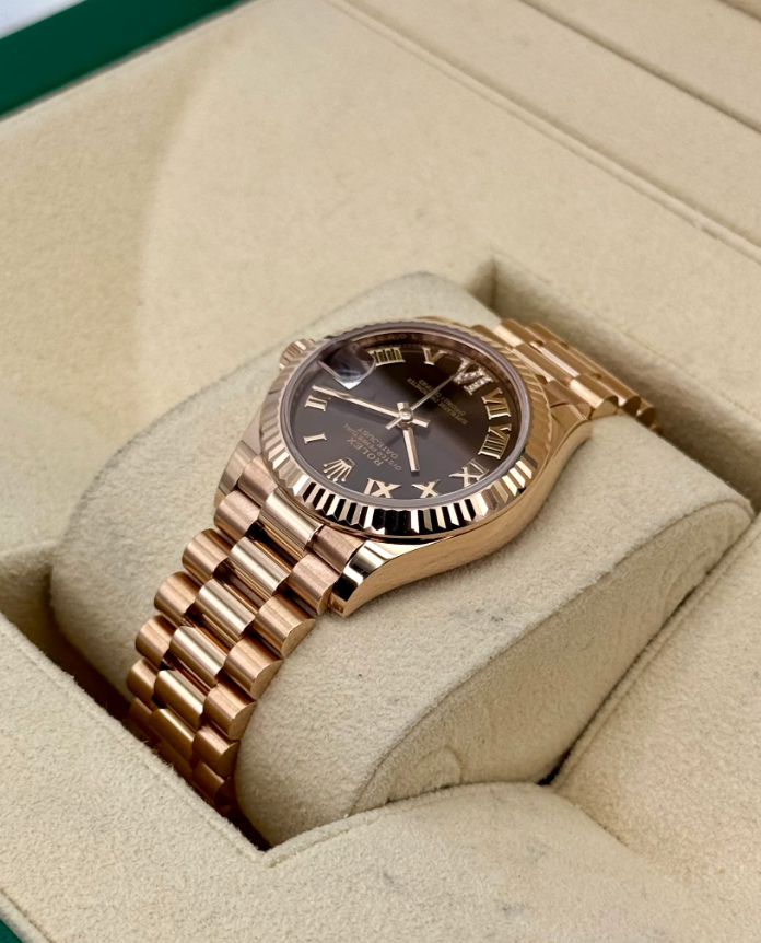 Datejust Assembled (80%) Lady-Datejust 31mm 278275 Rose Gold Chocolate Dial