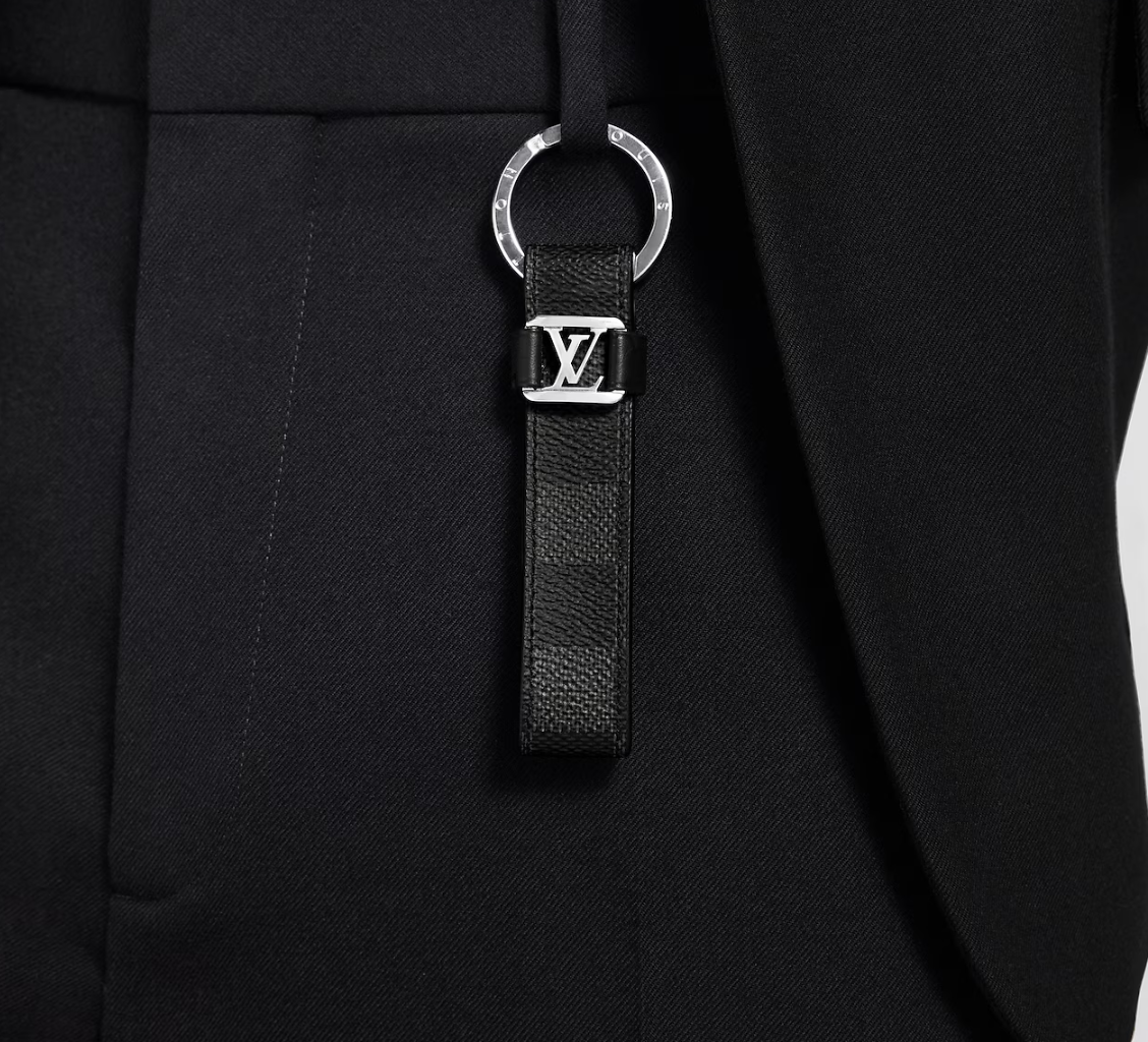 Keychain Dragonne Canvas Black