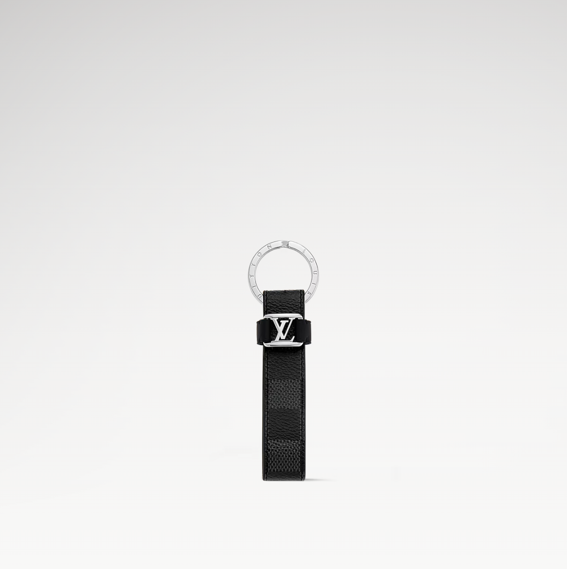 Keychain Dragonne Canvas Black
