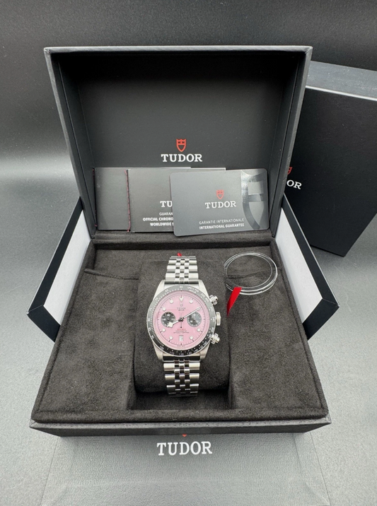 TD Black Bay 79360N 41mm Steel Pink dial Watch