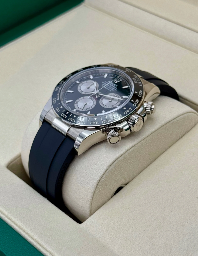Daytona Assembled "Baby Le Mans" 40mm 126519LN White Gold Plated Black Dial