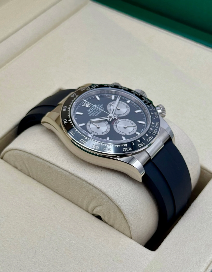 Daytona Assembled "Baby Le Mans" 40mm 126519LN White Gold Plated Black Dial