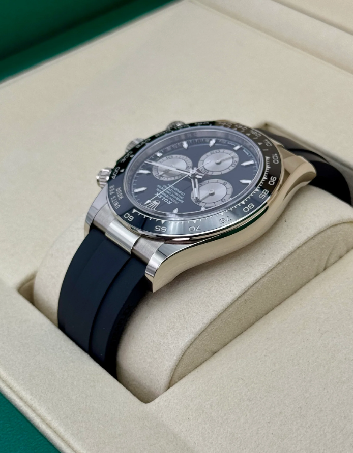 Daytona Assembled "Baby Le Mans" 40mm 126519LN White Gold Plated Black Dial