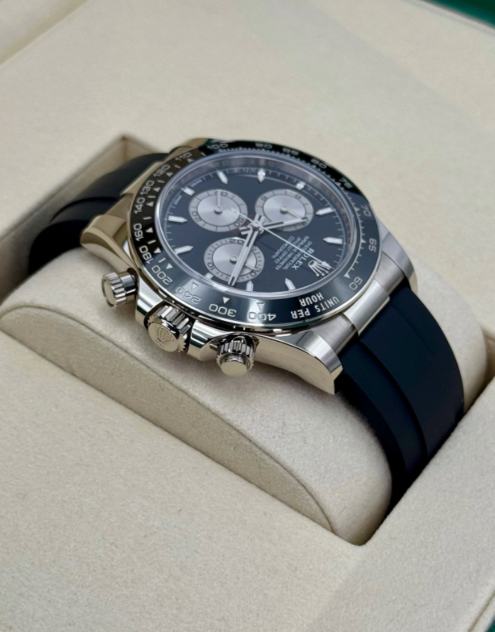 Daytona Assembled "Baby Le Mans" 40mm 126519LN White Gold Plated Black Dial