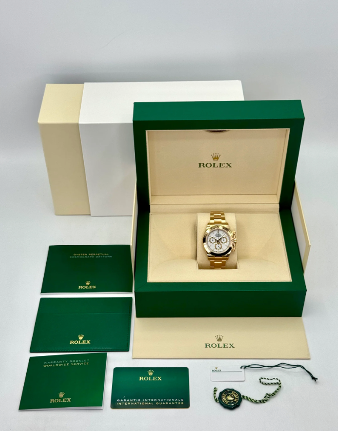 Daytona Assembled 40mm 126508 18K Yellow Gold Plated White Dial