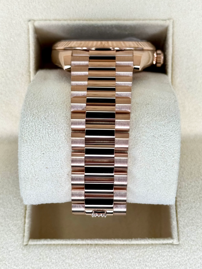 Day-Date Assembled 40mm 228235 Rose Gold Chocolate Dial