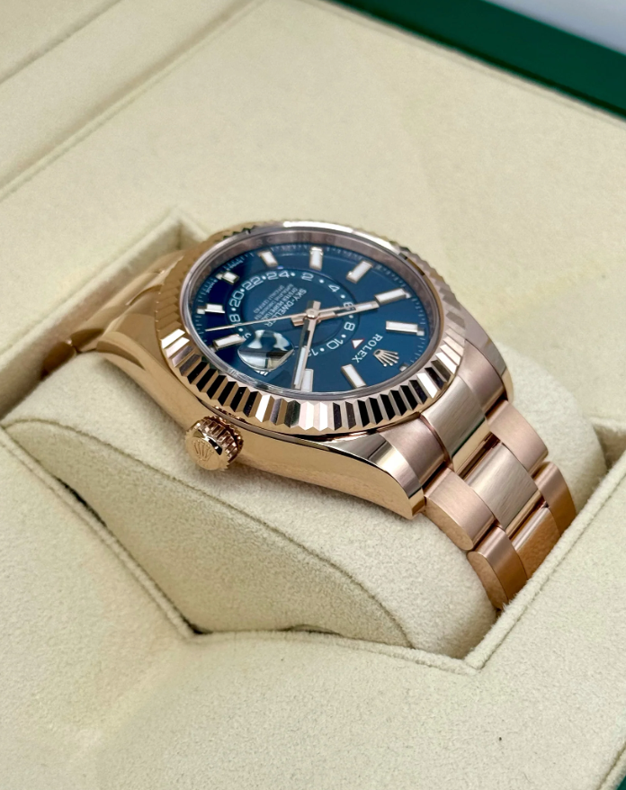 Sky-Dweller Assembled 42mm 336935 Rose Gold Blue Dial