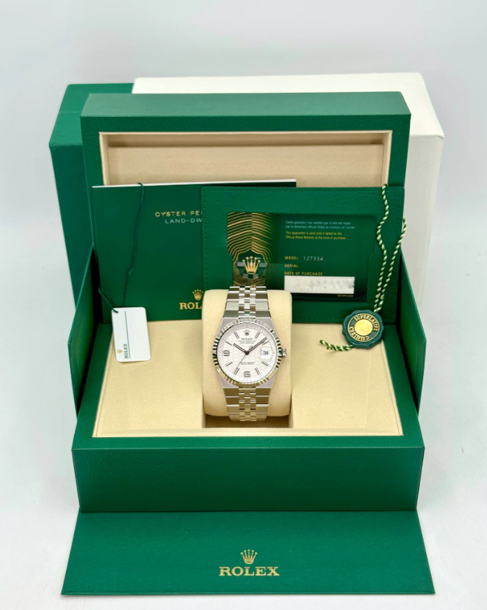 NEW 2025 Land-Dweller 90% 40mm 127334 Stainless Steel Jubilee White Dial