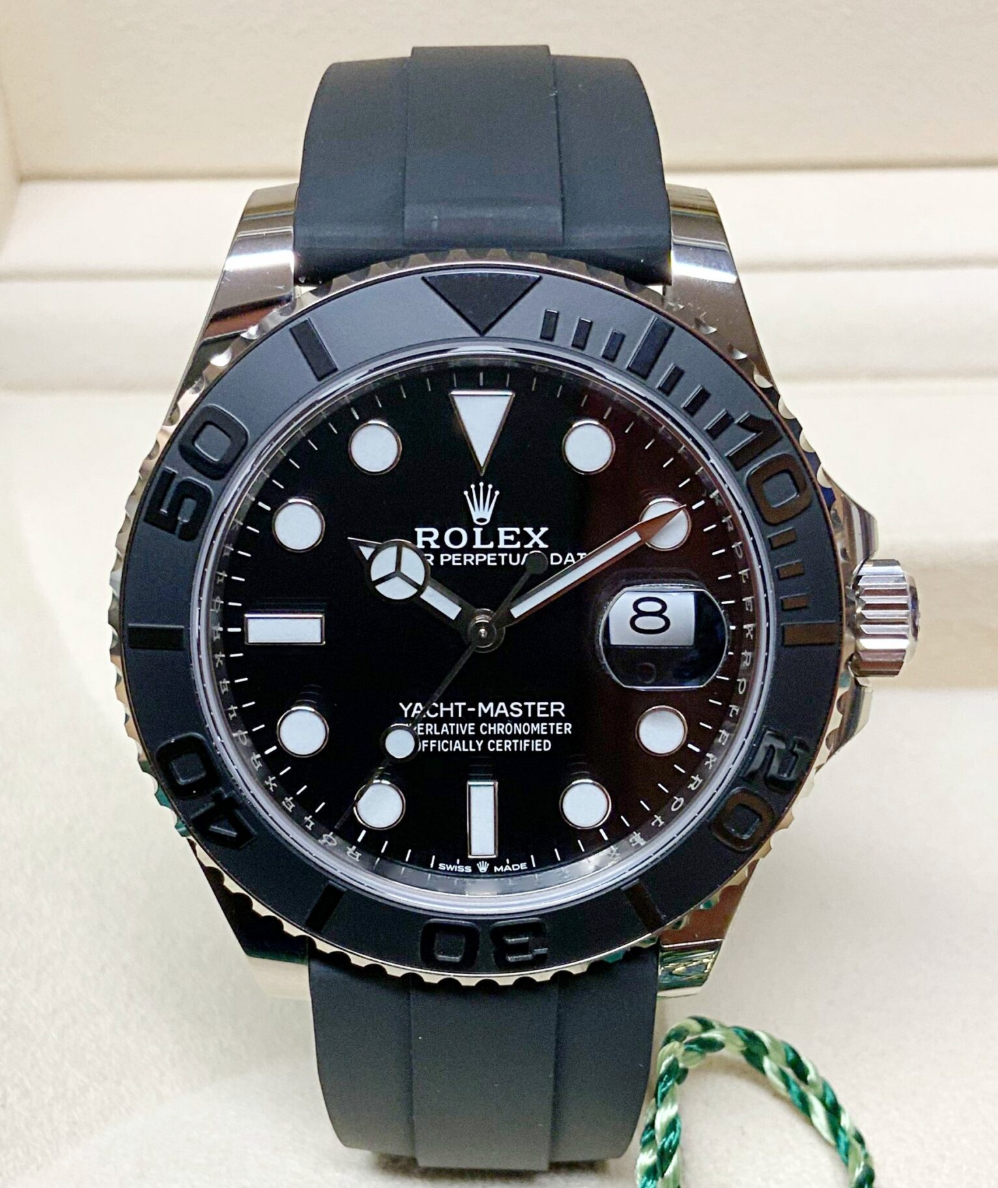 Yacht-Master Assembled 80%42 ref. 226659 White Gold oysterflex