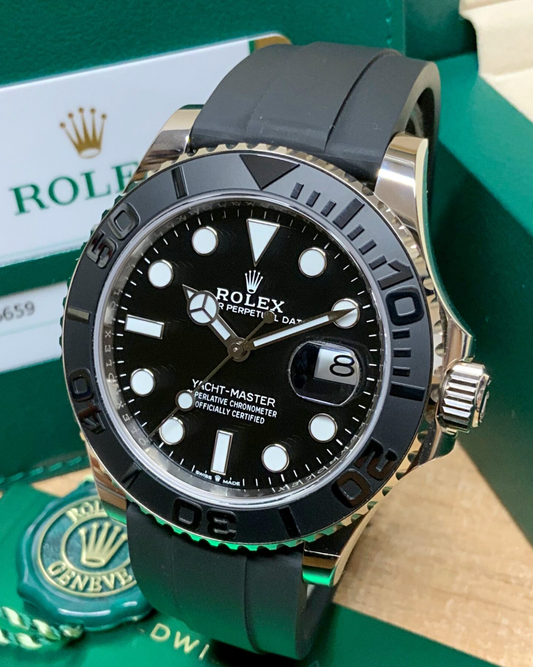 Yacht-Master Assembled 80%42 ref. 226659 White Gold oysterflex