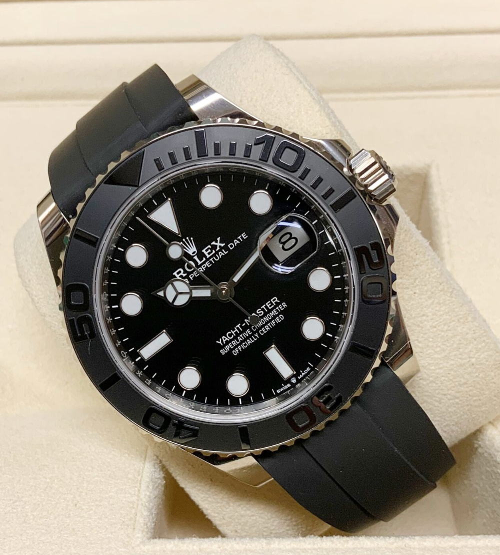 Yacht-Master Assembled 80%42 ref. 226659 White Gold oysterflex