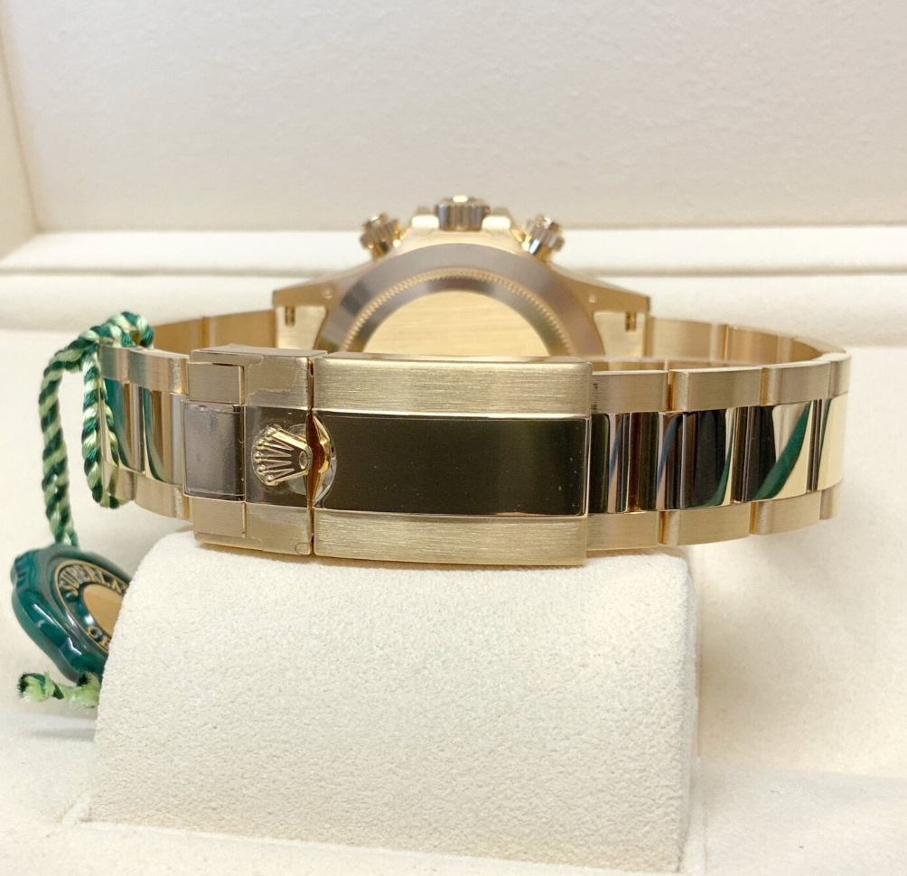 Daytona Assembled 80% 116508 Yellow Gold Black diamond Dial