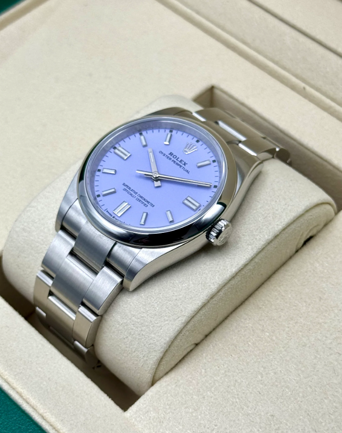 NEW 2025 Oyster Perpetual Assembled (100) 41 mm 126000 Lavender Dial