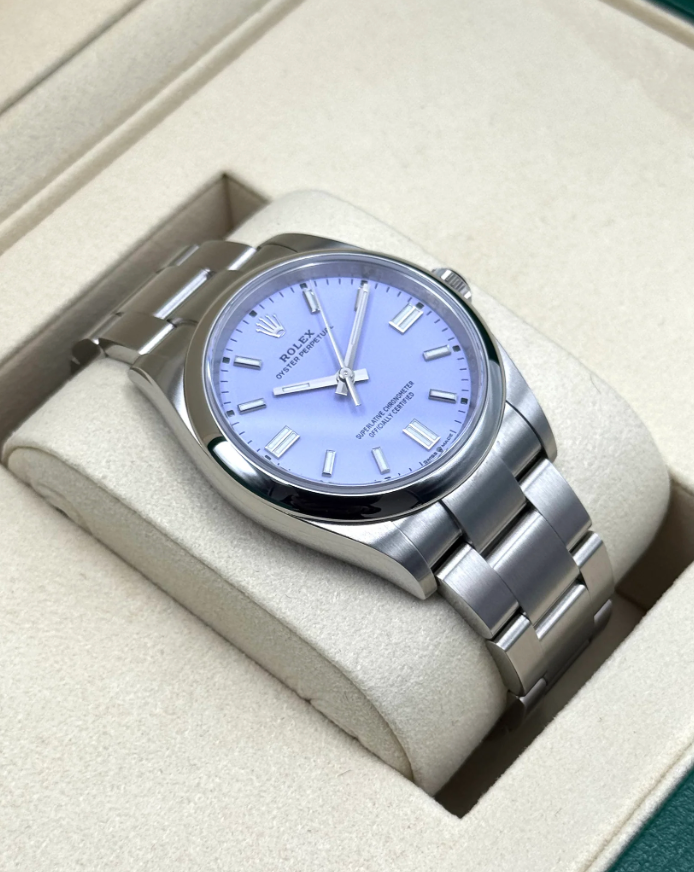 NEW 2025 Oyster Perpetual Assembled (100) 41 mm 126000 Lavender Dial